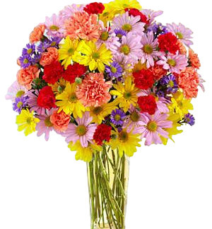 Brigtht bouqet with chrysantems | Flower Delivery Taldom